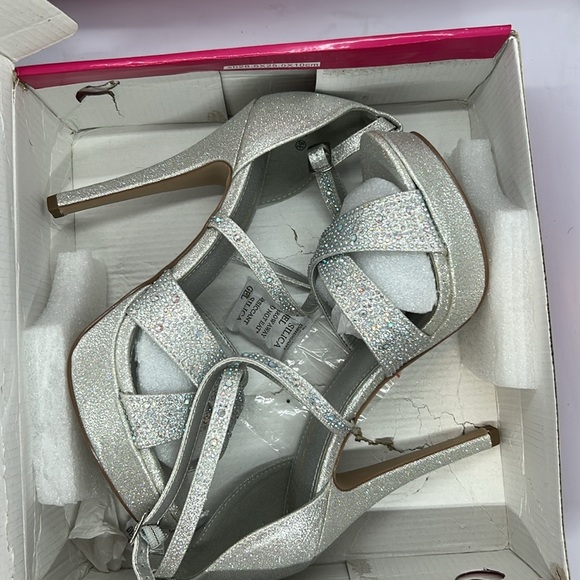 DREAM PAIRS Women's High Heel Platform Dress Pump Sandals Size 8.5 - Picture 8 of 9